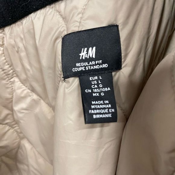 H&M Men’s tan jacket with hood - Picture 7 of 9